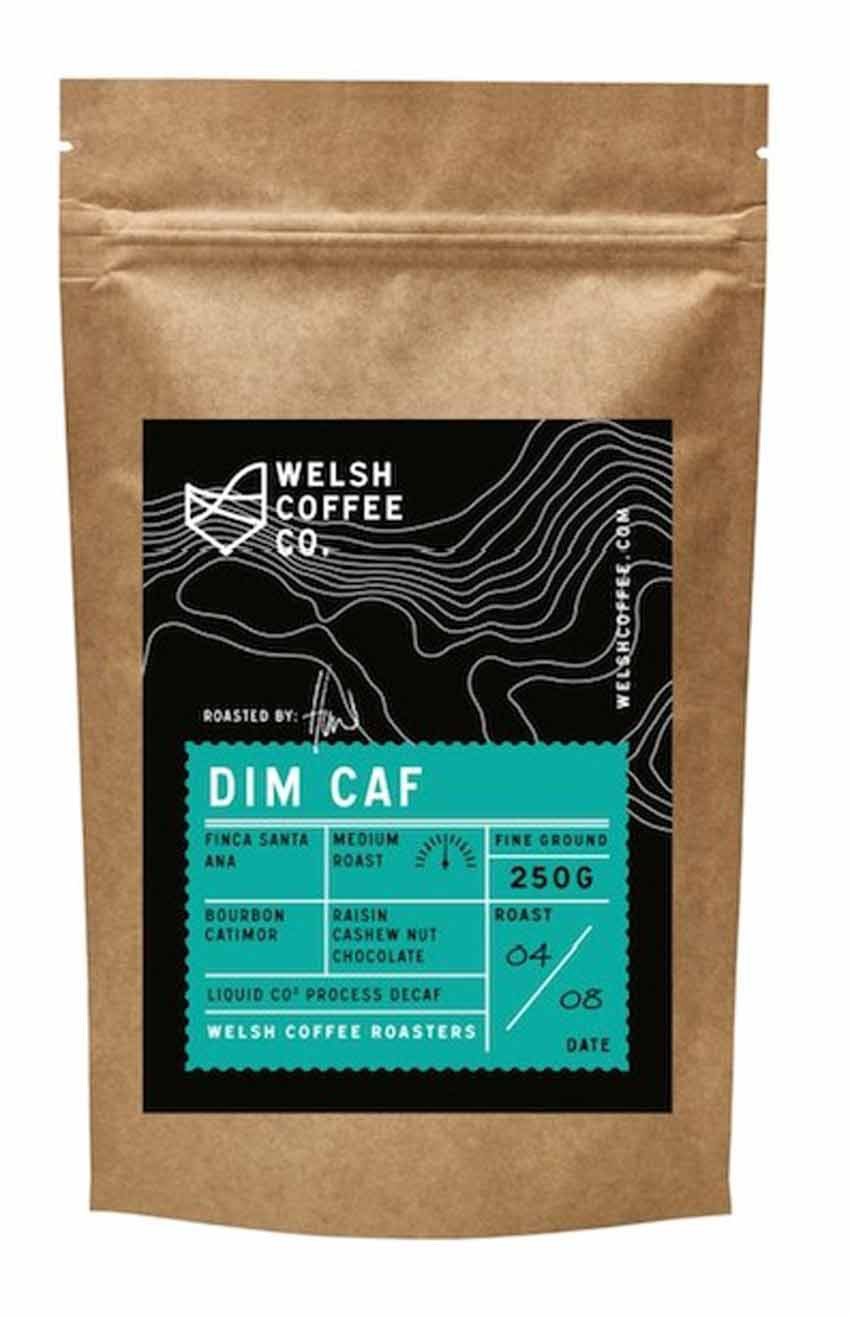 Welsh Coffee Dim Caf Ground 250g